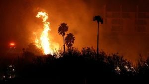 Franklin Fire Ravages Malibu Coastline And Forces Mass Evacuations