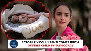 Lily Collins Welcomes Daughter Tove Via Surrogacy