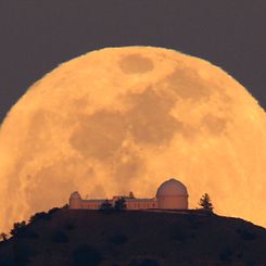 Lick Observatory Moonrise