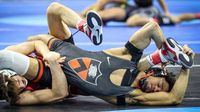 NCAA Wrestling Championships, 2025: 125-pound bracket through Session 1