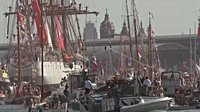 Video: Hundreds of historic tall ships sail into Amsterdam for maritime festival last held a decade ago