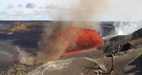 Hawaii's Kilauea volcano resumes eruptions, shooting lava 100 feet into the air