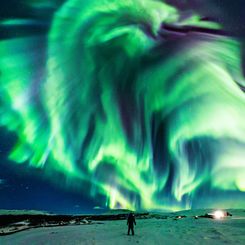  Dragon Aurora over Iceland 