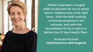 Amanda Pritchard Resigns As NHS England Chief Executive