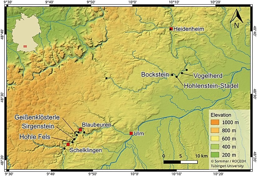Fig 1: Çalışmanın yapıldığı bölgelerin haritası