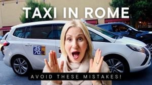 Local Police Crack Down On Taxi Irregularities Near Castel Romano