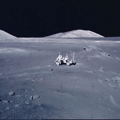 Apollo 17 Lunarscape: A Magnificent Desolation