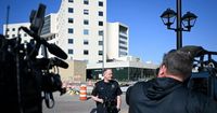 Scene now clear after apprehension of person with gun at Edina hospital