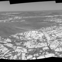 The Road to Victoria Crater on Mars