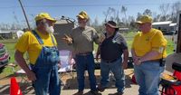 Volunteers help out in Plantersville after deadly tornado