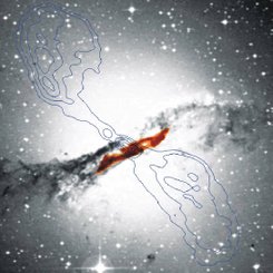 Centaurus A: İçinde Başka Bir Gökada Saklayan Gökada