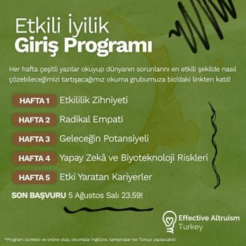 Etkili İyilik Giriş Programı