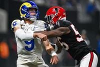 Falcons play spoiler to Matthew Stafford’s MVP and Bucs’ playoff hopes in thriller over Rams behind big game from Bijan Robinson
