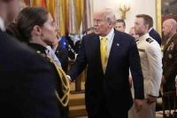 Trump marks Purple Heart Day | Arkansas Democrat Gazette
