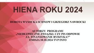 Wysocka-Schnepf And Nawrocki Receive 2024 Hiena Roku Award