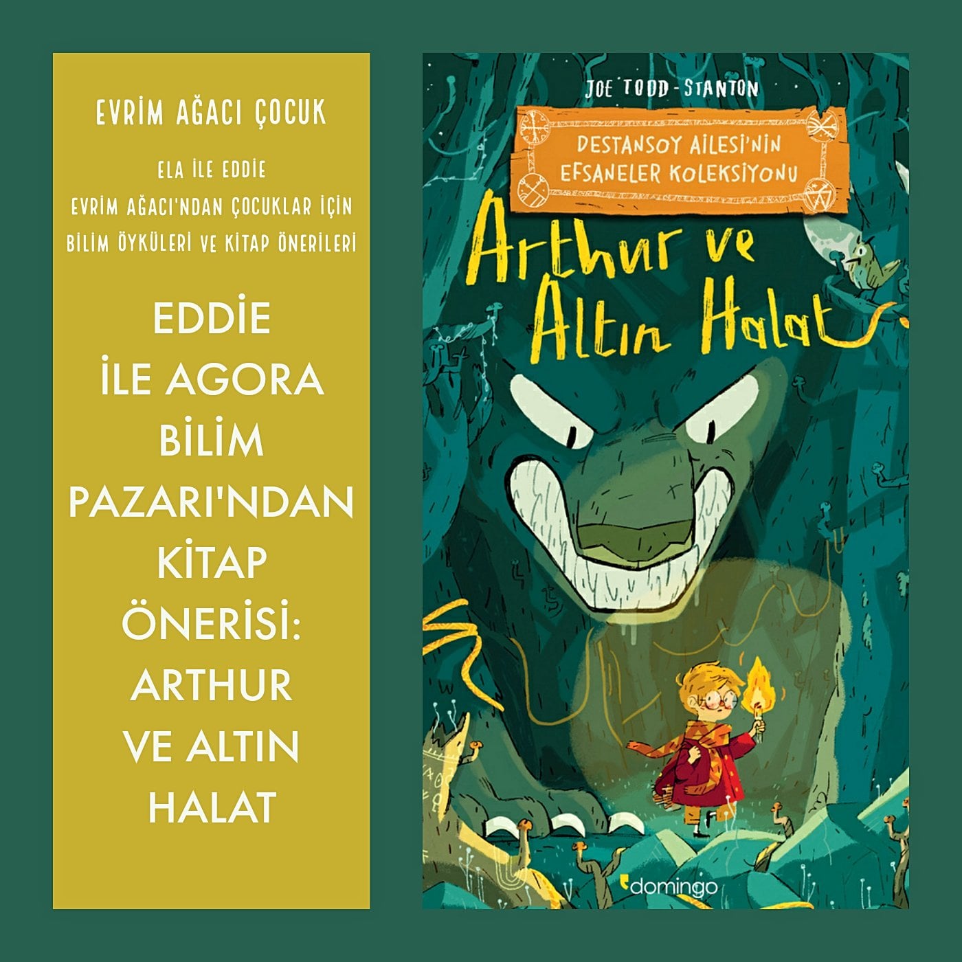Eddie ile Agora Bilim Pazarı'ndan Kitap Önerisi : Arthur ve Altın Halat!