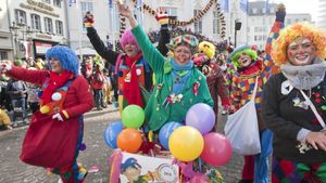 Carnival Princes Claim Keys At Rathaussturm Events