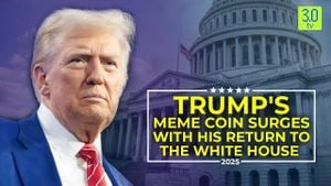 Trump Memecoin Sparks Surge In Crypto Searches