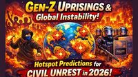 Gen-Z Uprisings & Global Instability: HOTSPOT Predictions For Civil Unrest in 2026 - Report
