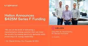 Helion Energy Secures $425 Million To Advance Fusion Power Plant