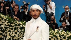 Lewis Hamilton Merges Racing Legacy With Fashion At Met Gala
