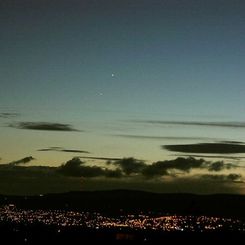 Venus and Jupiter Over Belfast