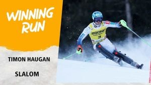 Timon Haugan Claims World Cup Night Slalom Victory