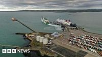 Storm-hit Holyhead Port closes terminal after 'berth incident'