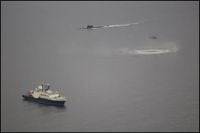 Russian submarine followed spy ship into British waters as it mapped gas pipeline