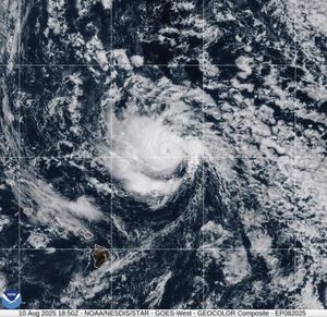 Hurricane Henriette Intensifies North Of Hawaii