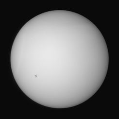 The International Space Station Transits the Sun