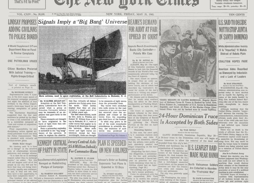 The New York Times Gazetesi (21 Mayıs 1965)