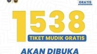 Kembali Dibuka! Cara Ikut Mudik Gratis Lebaran 2025 dari Mitra Darat: Kuota 1.538 Tiket, Cek Rutenya - Banjarmasinpost.co.id