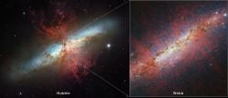 Hubble ve J. Webb Teleskoplarından Puro Galaksisi