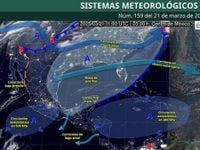 Este viernes, probabilidad de chubascos en Toluca