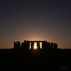 Sunset Solstice over Stonehenge