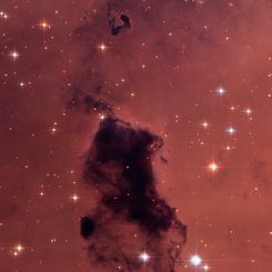 A Dust Cloud in NGC 281