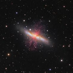 M82: Starburst Galaxy with a Superwind