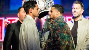 Rolly Romero Upsets Ryan Garcia In Times Square Showdown