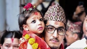Two Year Old Aryatara Shakya Crowned Nepal’s Living Goddess