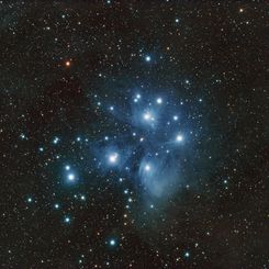 M45: The Pleiades Star Cluster