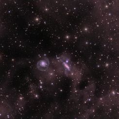 Dust and the NGC 7771 Group