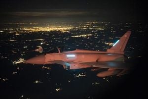 RAF Typhoons Patrol Poland Amid Russian Drone Threat