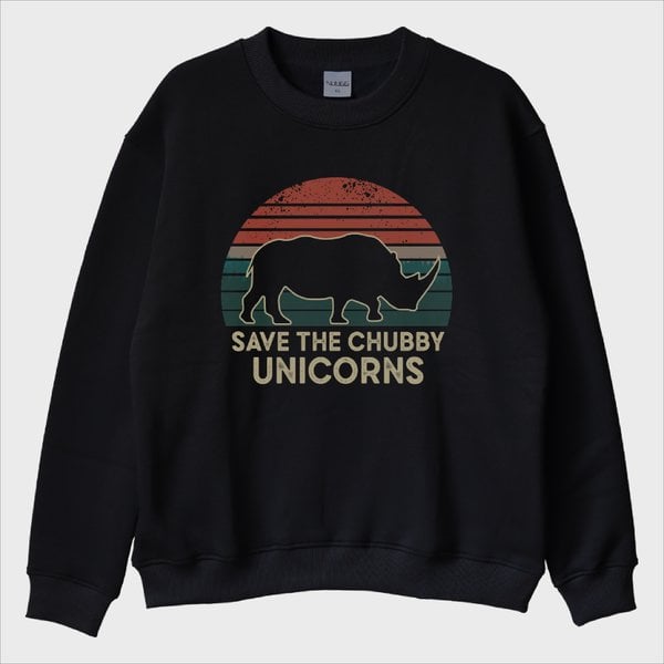 ''Chubby Unicorn'' Sweatshirt