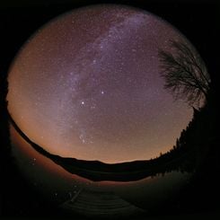 Zodiacal Light and Milky Way