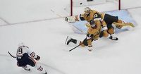 APTOPIX Oilers Golden Knights Hockey