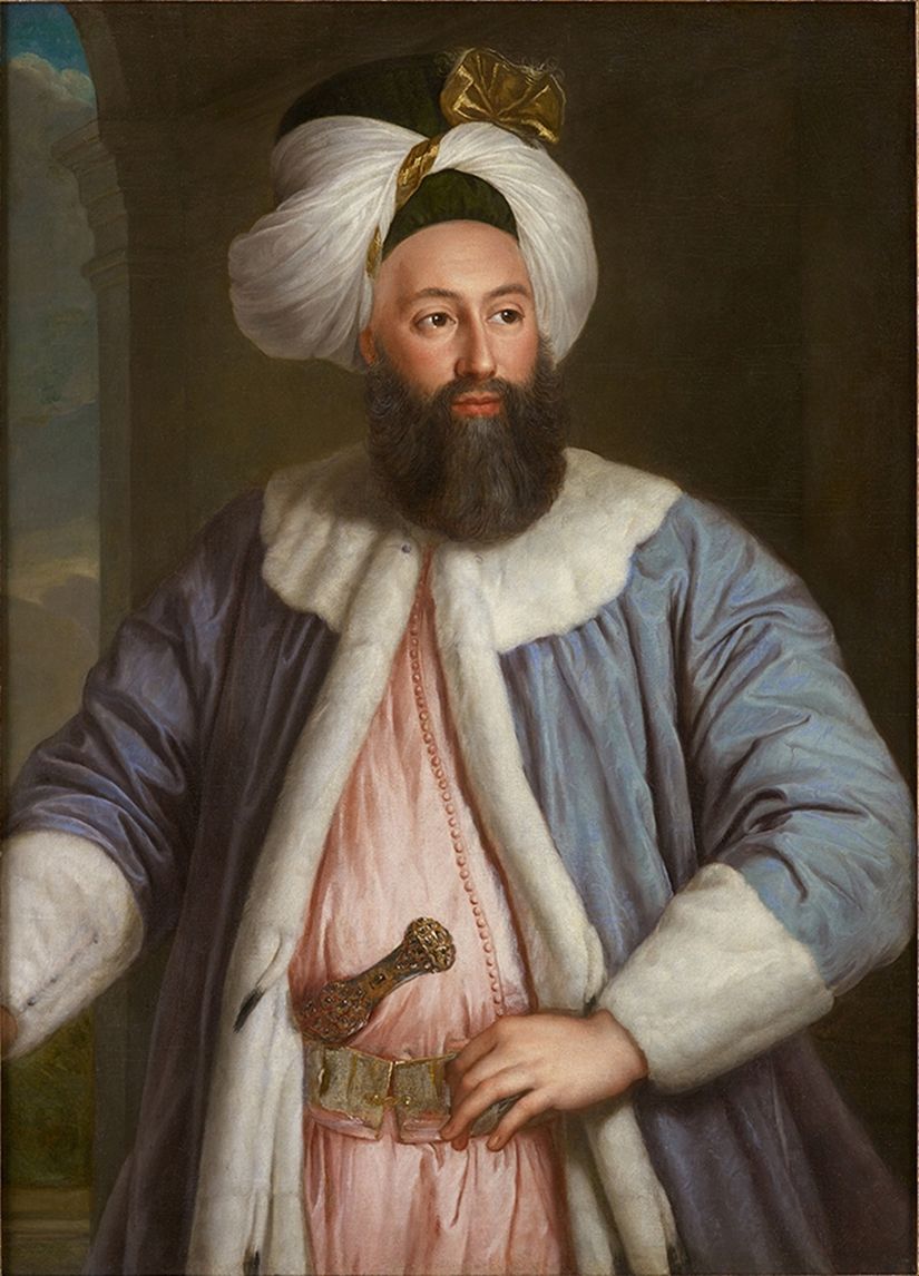 Yirmisekiz Mehmed Çelebi'nin 1724 yılında çizilen portresi