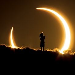  An Annular Solar Eclipse over New Mexico 