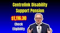 $1,116.30 Centrelink Disability Support Pension 2025: Check Eligibility, Payout Schedule - UP Excise Portal