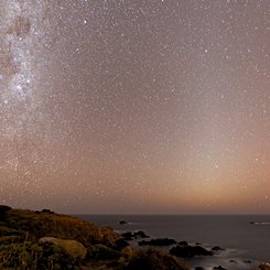 Zodiacal Light Over Laguna Verde